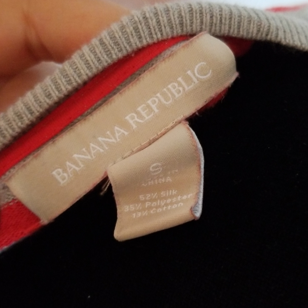 Banana Republic Sz s Cardigan Striped GUC - Picture 3 of 3